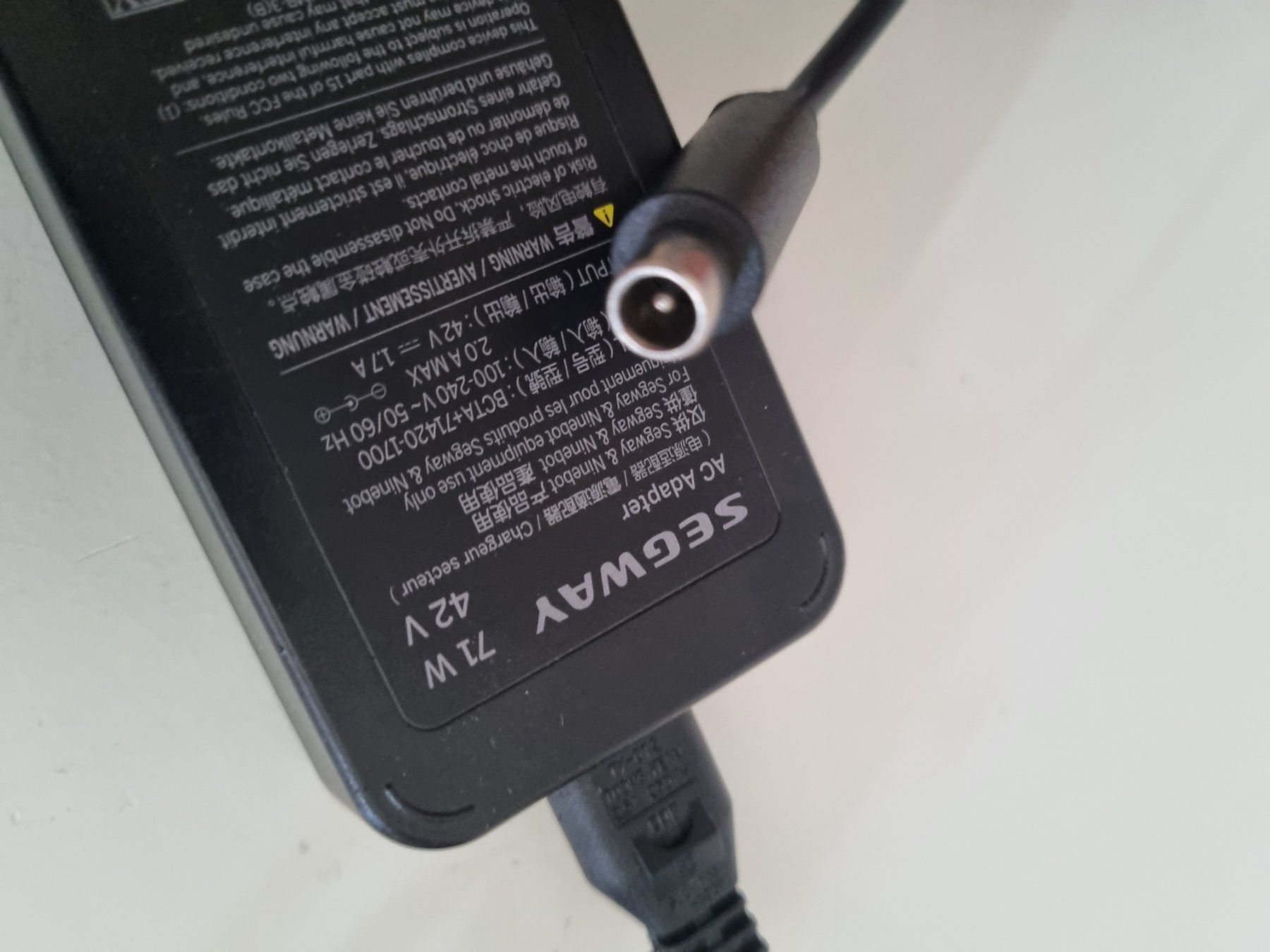 Segway Caricabatterie: Chargeur trottinette Segway – Usato da Avully venduto da jfc76 1