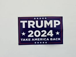 Donald Trump 2024 Aufkleber | Take America Back Sticker USA