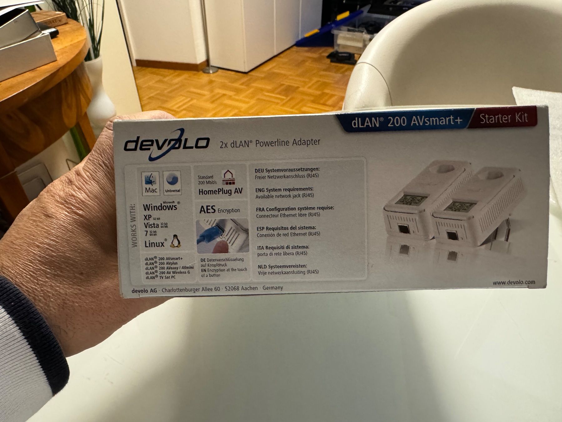 Devolo Unità & Adattatore: Devolo Powerline Starter Kit dLan 200 AVsmart+  *200Mbit/s – Usato da Schaffhausen venduto da vasco016 7