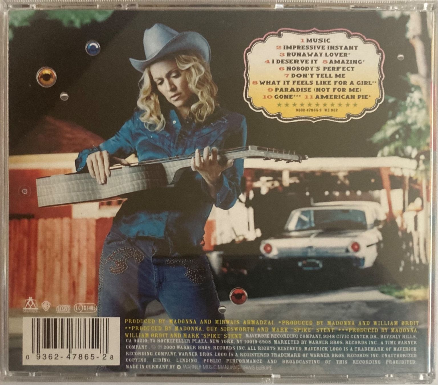 CD: MADONNA - MUSIC – Usato da Poliez-Pittet venduto da Newtown-Records 1
