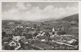 Karte Glovelier (vue generale 1948)