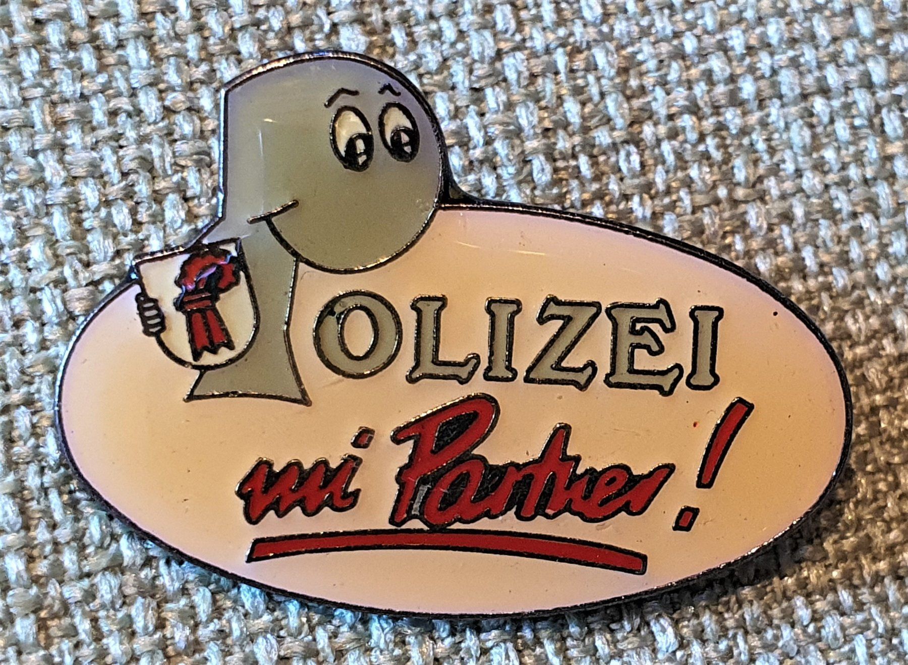Placchette & Badge: L727 - Pin Baselland Polizei mi Partner! – Usato da Reinach BL venduto da Boston-Verkauf