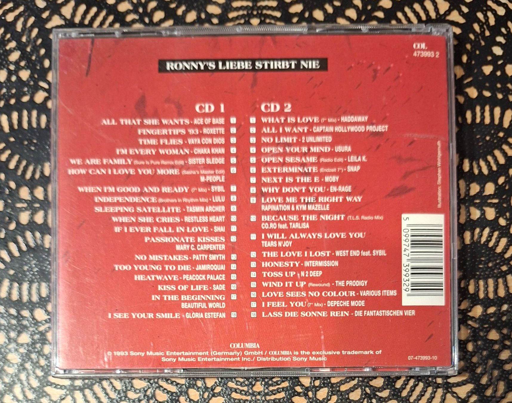 CD: Ronny's Pop Show 21, 2CD Hit Compilation Sampler 1993 – Usato da Amriswil venduto da Celini3 1