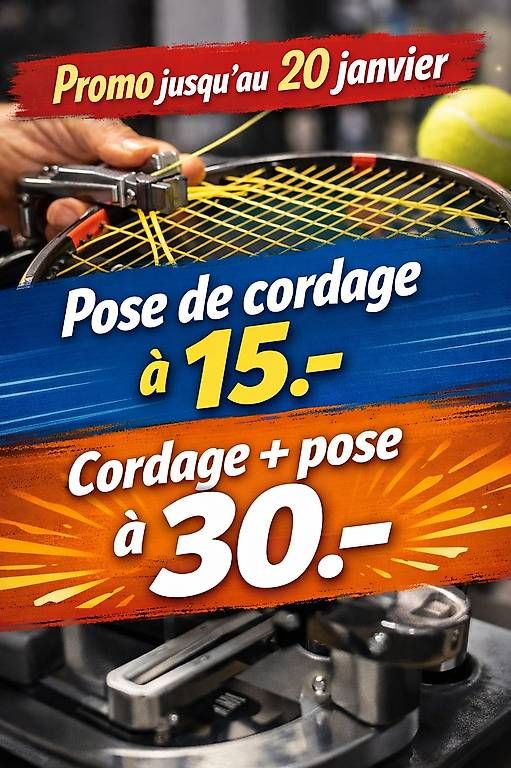 Racchette: Cordage – Usato da Cheseaux-Lausanne venduto da Leomilo19