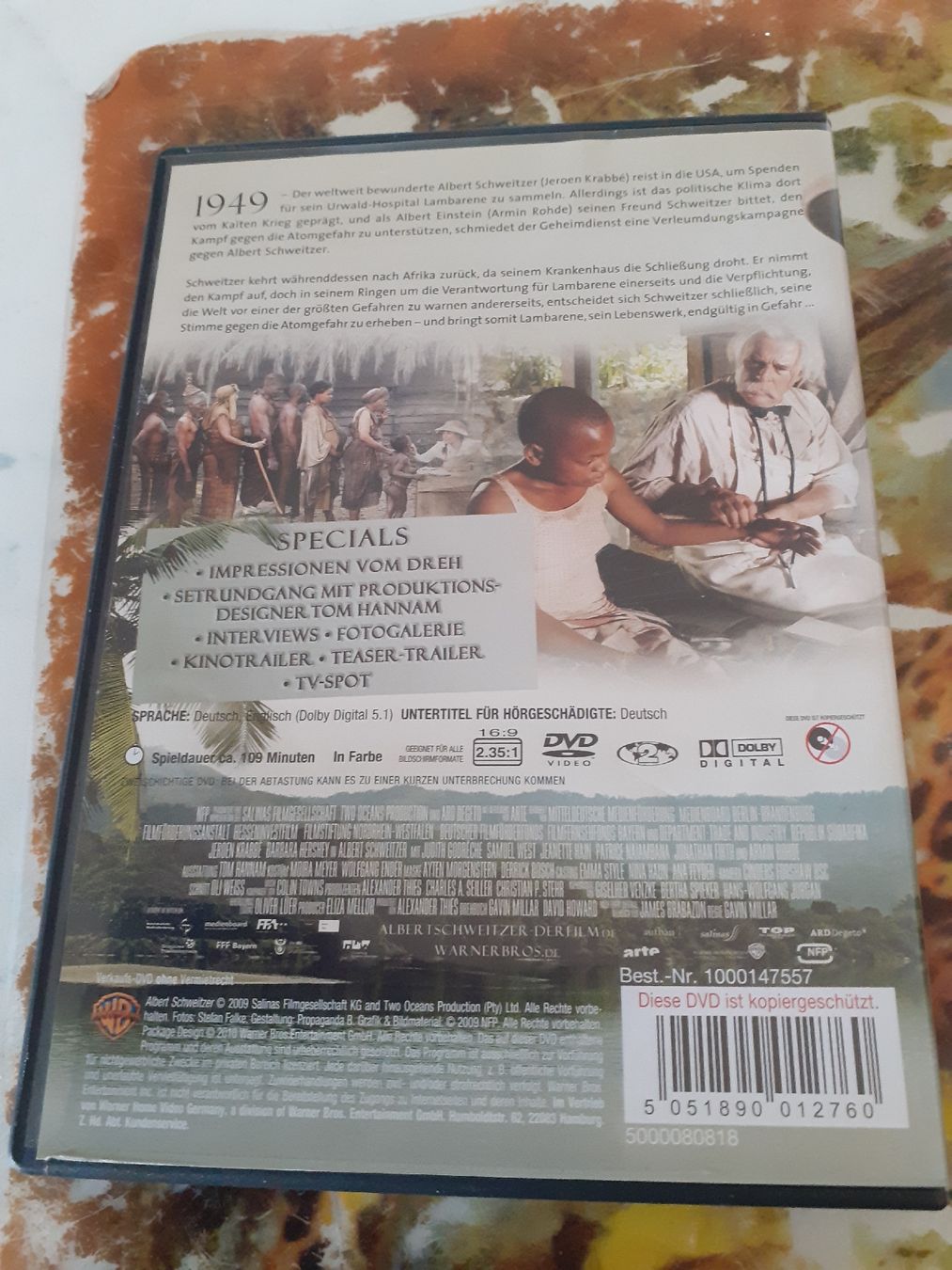 Tutti i DVDs: Albert Schweitzer Ein Leben für Afrika DVD – Usato da Kloten venduto da elb_9qvr 1