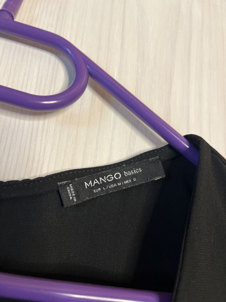 Mango Top: Schwarzes elegantes Top Mango Gr. L luftig leicht – Usato da Kaisten venduto da saleforfun 1