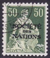 Dienstmarke SDN SBK-Nr. 9z (geriffeltes Papier 1935-1944)