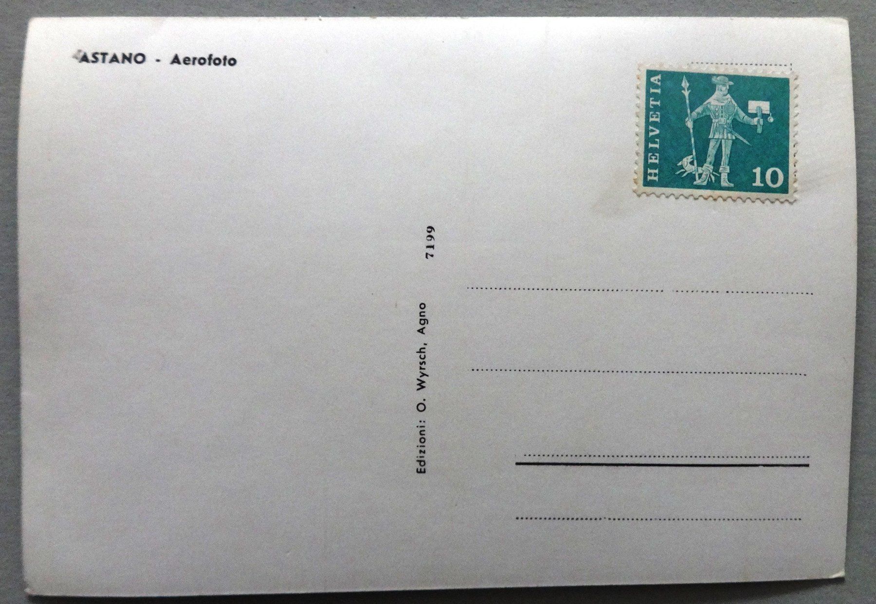 Cartoline postali: Astano - Aerofoto – Usato da Fétigny venduto da Billy2miny 1