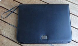 Schreibmappe, Businessmappe Kunstleder A4 schwarz