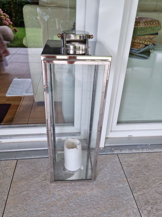 Solar-Gartenlaterne Aus Glas – Mehrfarbig (RGB), Mit Aufhängeöse, Wasserdicht (IP54)