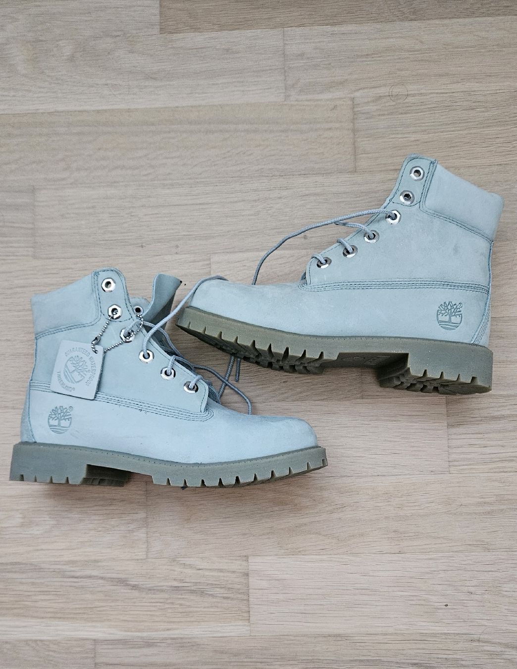 Timberland Scarpe da uomo: Timberland Boots Hellblau, Grösse 37.5, Neu! – Nuovo (secondo la descrizione) da Winterthur venduto da an.ki
