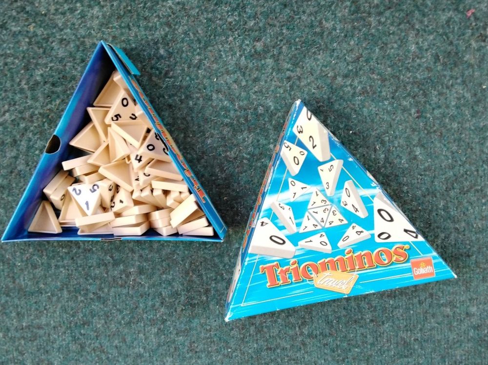 CGI Tri-ominos Travel Game in Tin: Classic, 36+ Ages, 2-4 Players