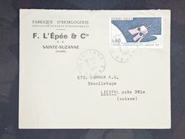 CL25 Enveloppe + Timbre France 1967