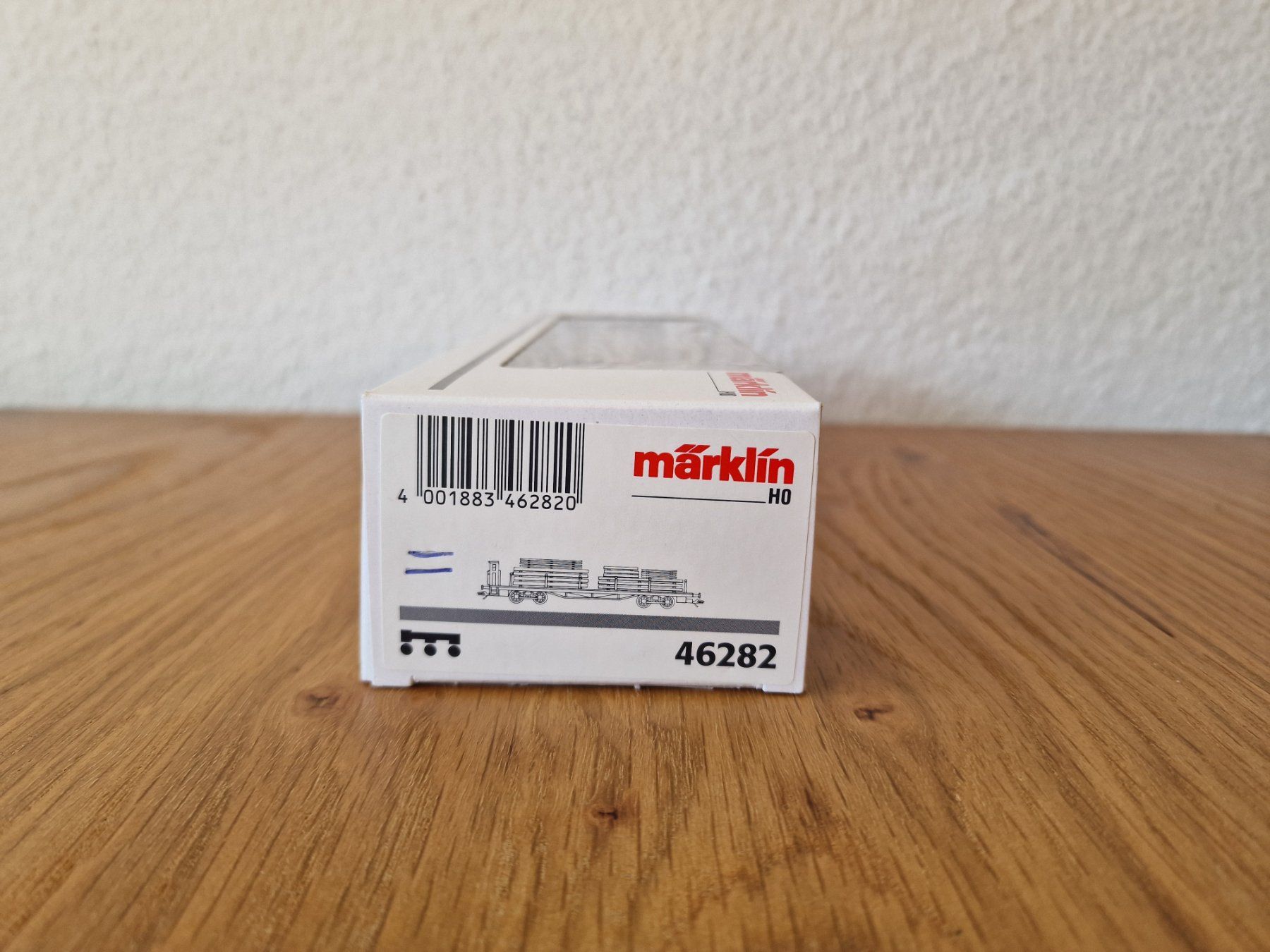 Märklin Modellini di ferrovie: Flachwagen beladen mit Holz H0 – Usato da Matten b. Interlaken venduto da lor_hr9w 4