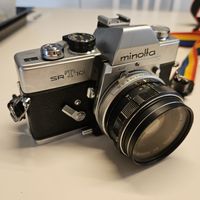Minolta SR T101 Analog Kamera mit Tasche und zwei Objektive
