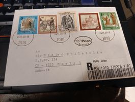 Autriche: Enveloppe philatélique du 24.11.00-18 rare