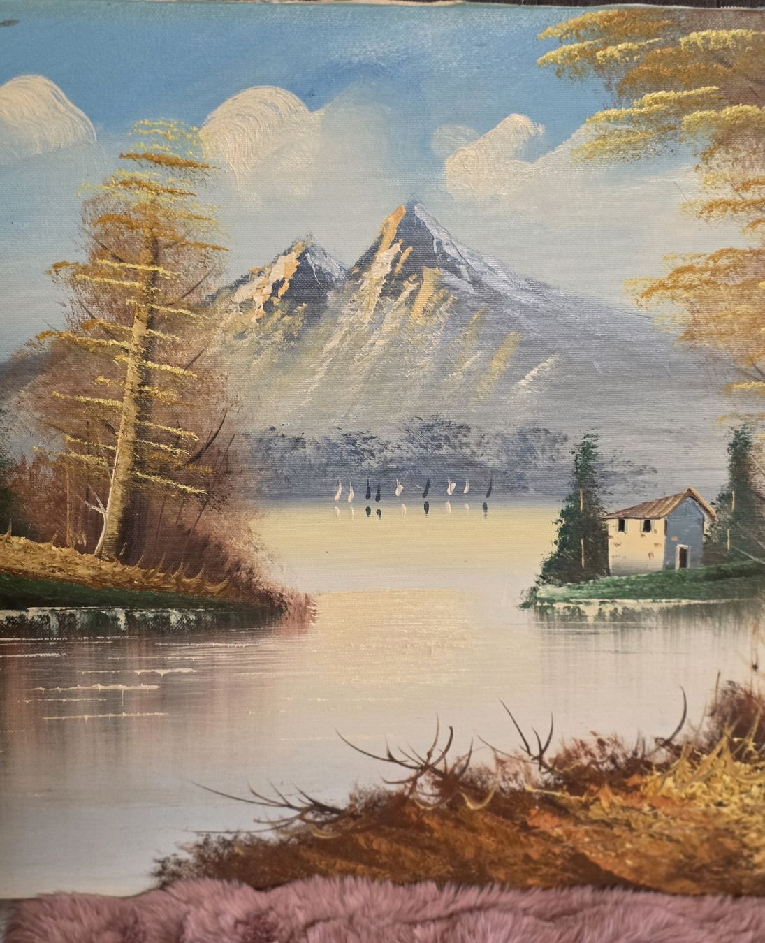 Dipinti: Ölgemälde Seelandschaft (69 x 49 cm) – Usato da Rohrbach venduto da lod_m58r 3