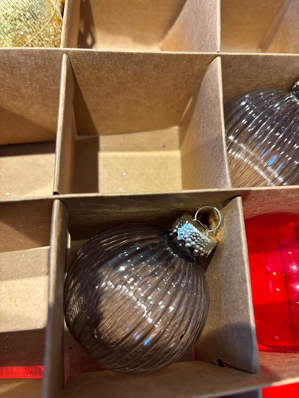 Tutte le decorazioni: Christbaumkugeln rot/gold/durchsichtig – Nuovo e nell'imballaggio originale da Wald AR venduto da bertli00 2