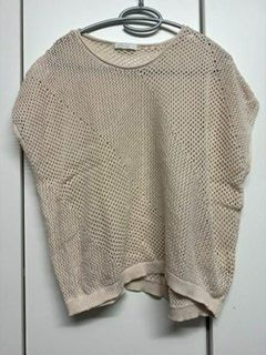 NILE Strickshirt beige M