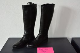 schwarze Lederstiefel – Pasito, Grösse 41