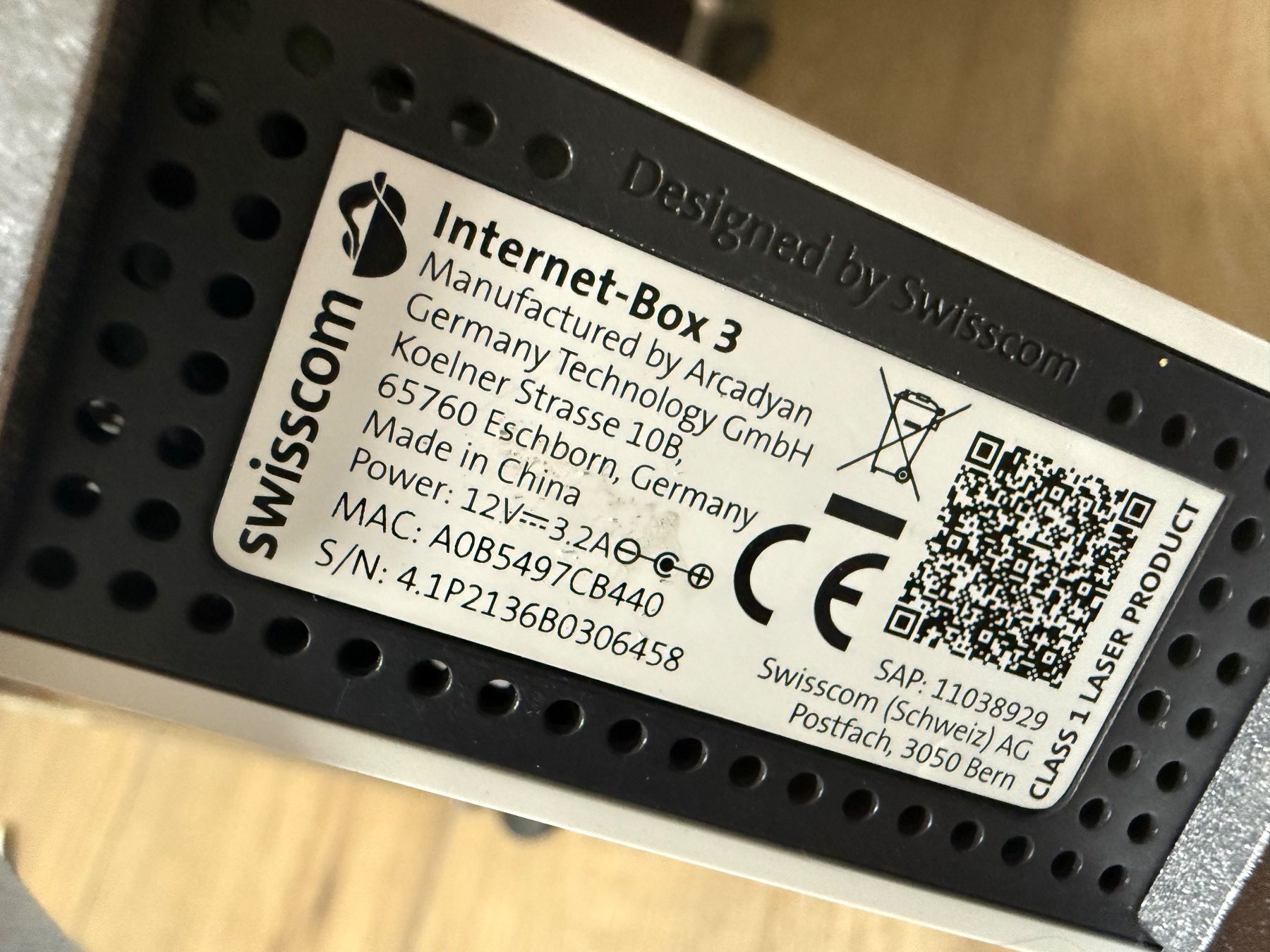 Swisscom Modem & Router: Swisscom InternetBox 3 – Usato da Bätterkinden venduto da rip2000 1