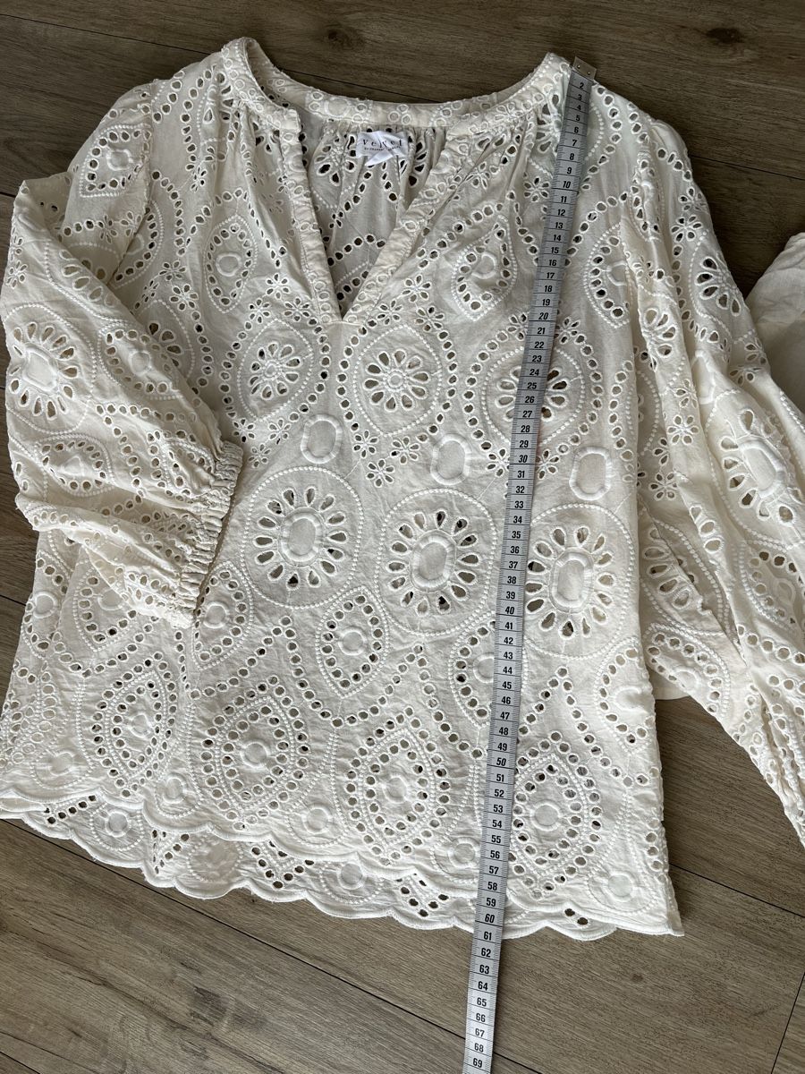 Camicette: Velvet Spitzen Bluse mit Top – Nuovo (secondo la descrizione) da Kerns venduto da osco01 4