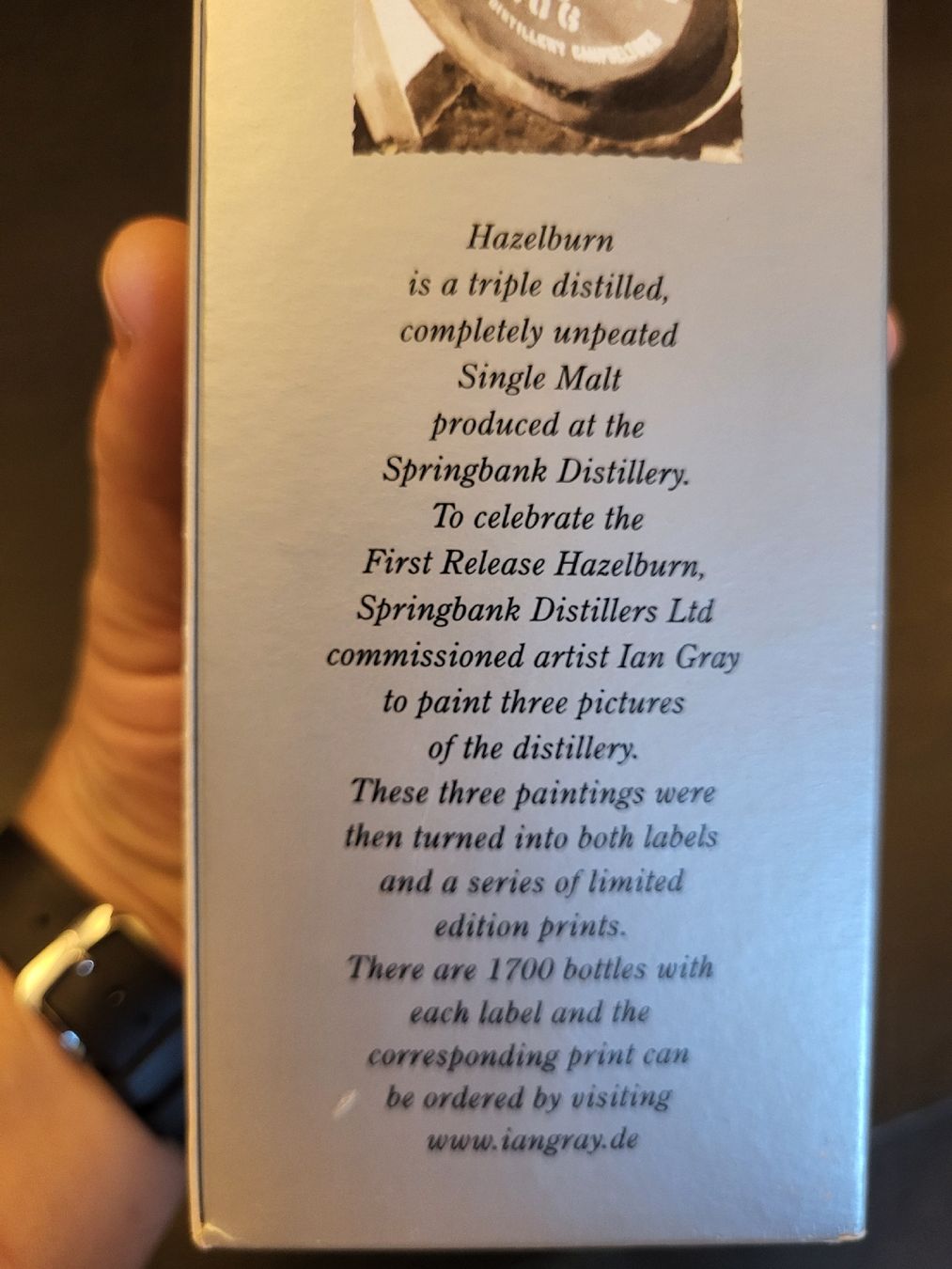 Bevande alcoliche: Hazelburn 8 y First Edition Absolute Rarität! – Nuovo e nell'imballaggio originale da Zürich venduto da Meziefinder 1