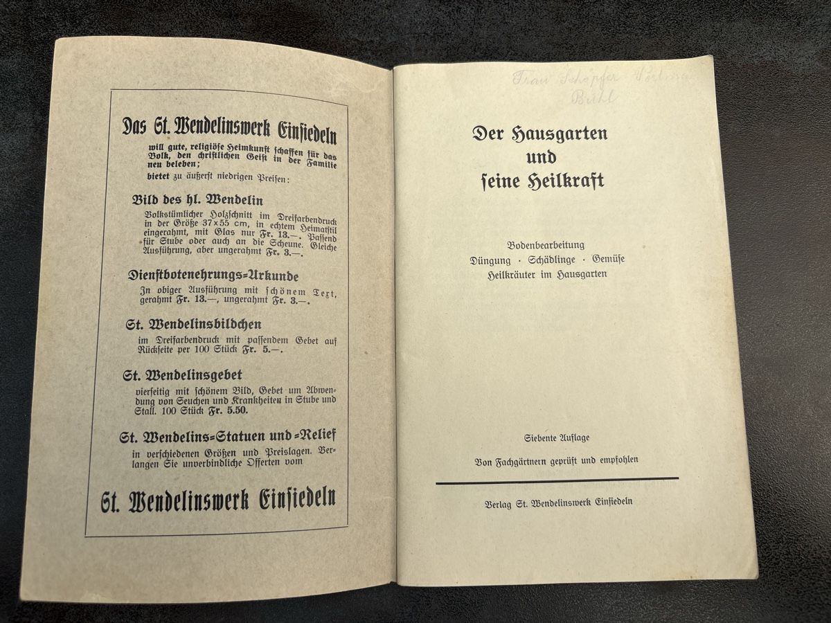 Libri: Der Hausgarten und seine Heilkraft – Usato da Schlierbach venduto da Stee09 1