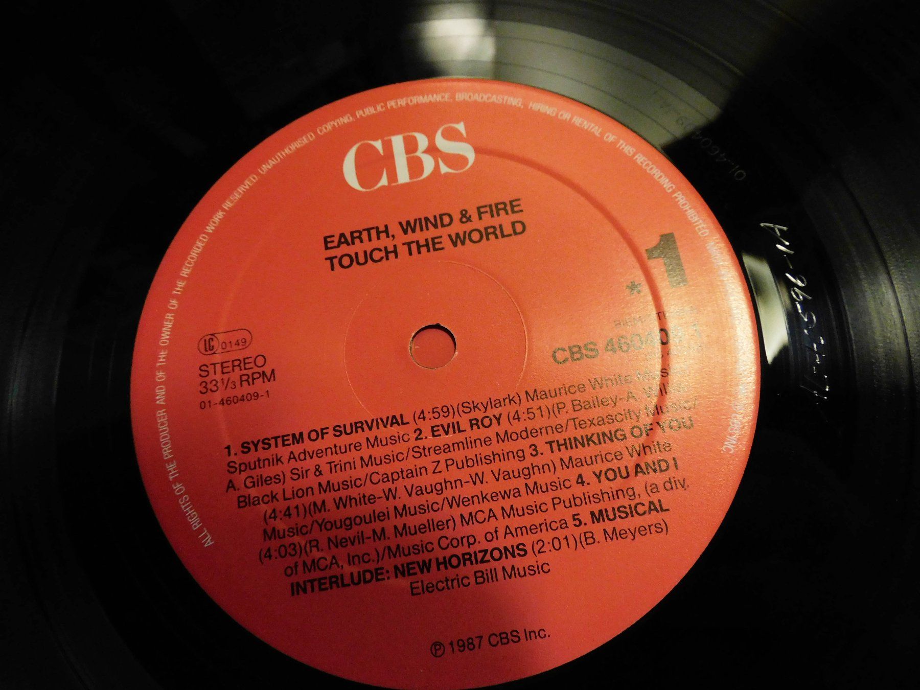 Dischi in vinile: LP - Schallplatte Earth Wind & Fire 1987 – Usato da Sursee venduto da 76 5