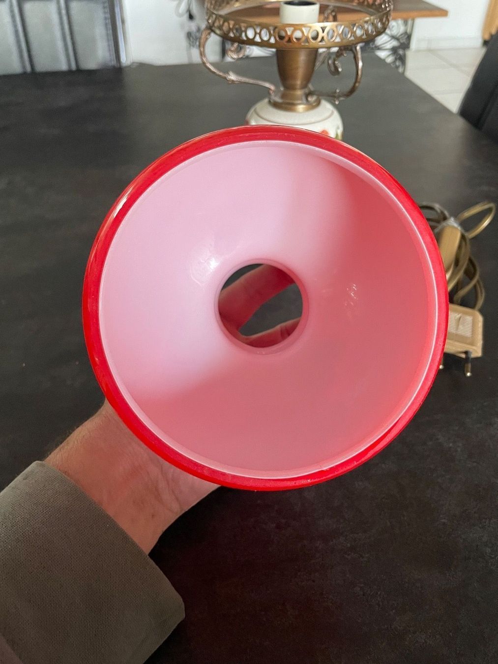 Lampen: Ancienne Lampe de Table Vintage Art Déco – Gebraucht aus Vallamand von Bricbracbroc82 4