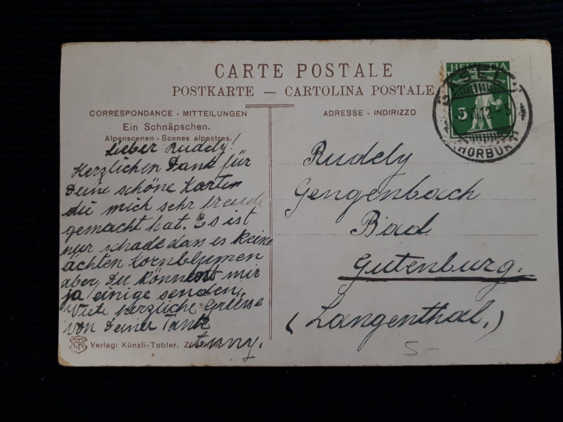 Cartes postales: ALPENSCHAFT - ANIMIERT – D'occasion à Ponto Valentino par giorgia06 1