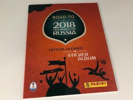 Panini Leeralbum Road to Russia WM 2018 Seltene Version