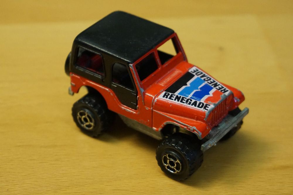 Majorette 3016 – Jeep CJ7 Renegade – Paris Dakar 1988 – 1/32 – Rare