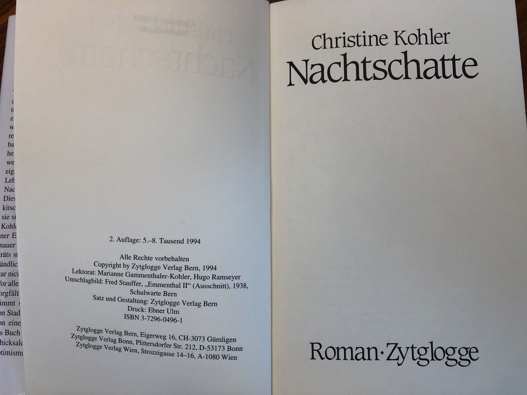 Libri: Nachtschatte – Usato da Häusernmoos venduto da BarBer_1 2