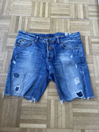 Coole Destroyed Jeans Shorts, Sommer-Look, Gr. 36