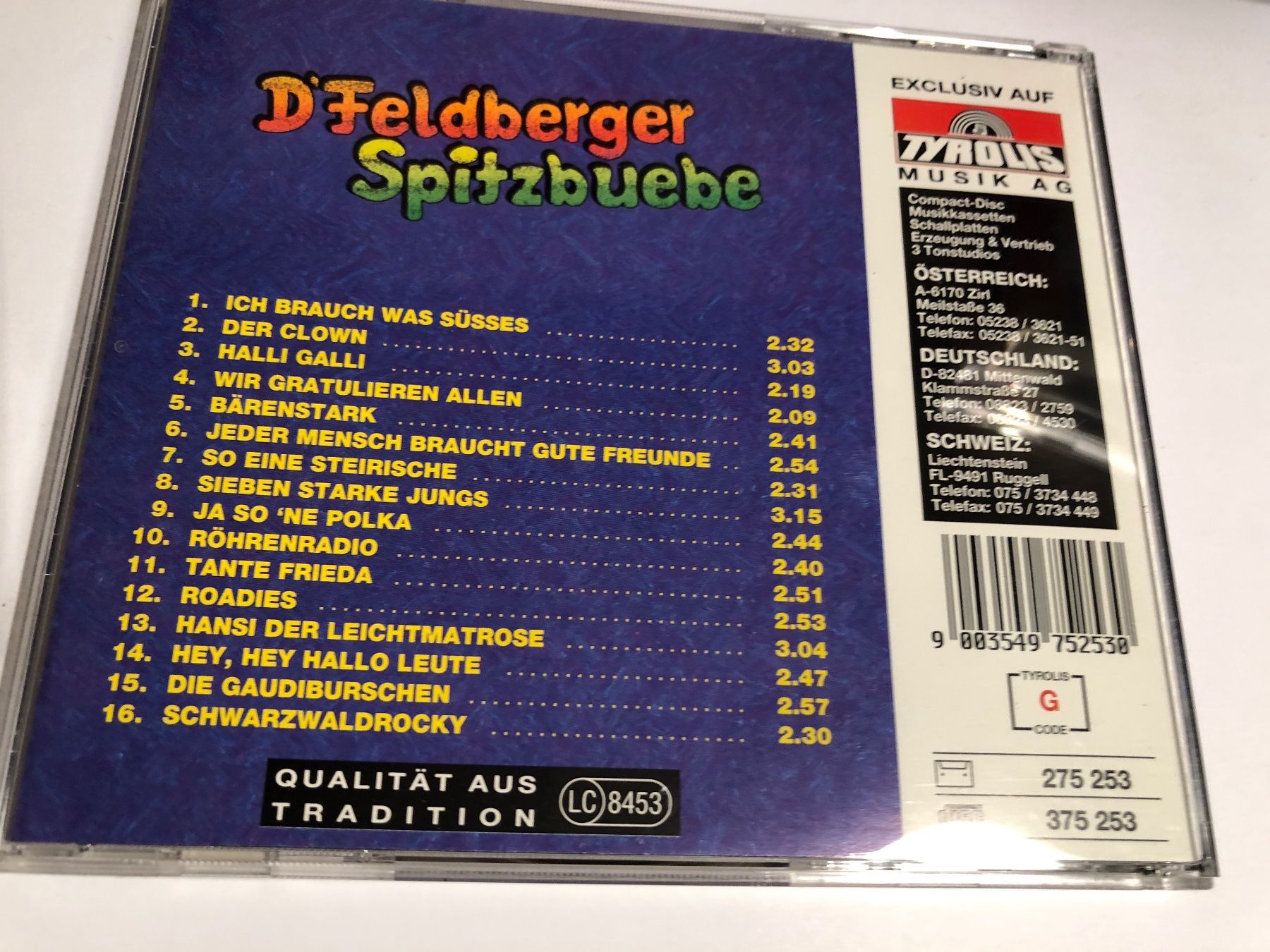 CDs: dFeldberger Spitzbuebe – Gebraucht aus Arth von Vrecam51 1