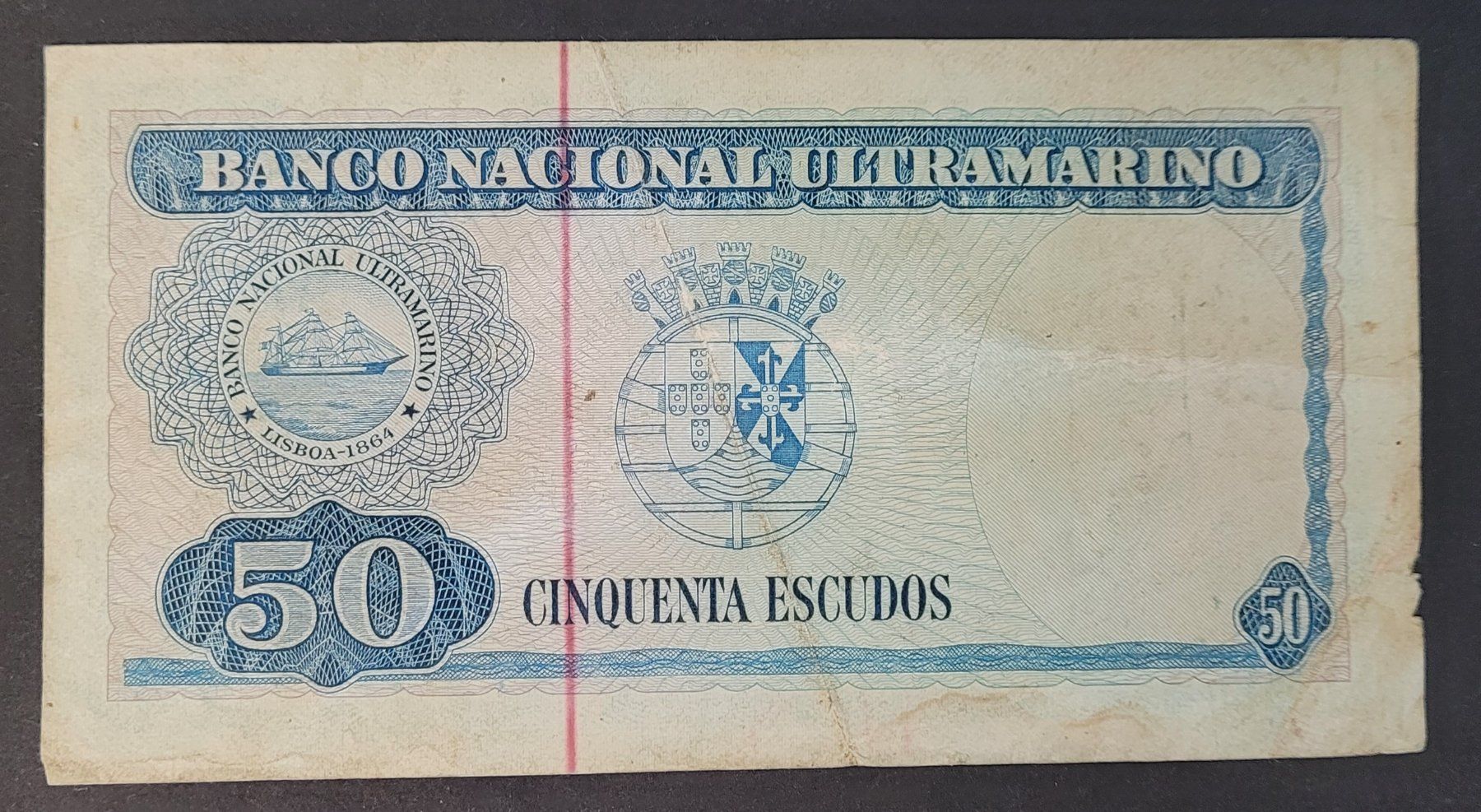 Banknoten: 50 ESCUDOS / TIMOR 1967 – Gebraucht aus Mumpf von antonio_schweiz_961 1
