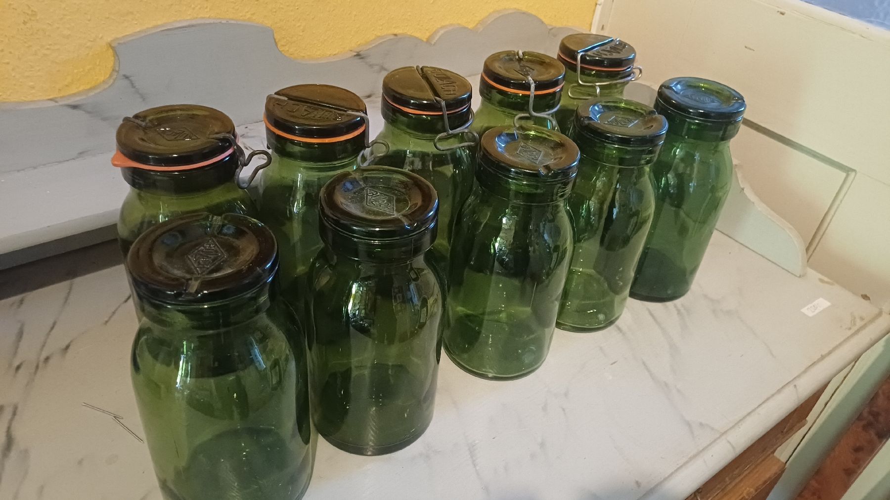 Bülacher Behälter & Ähnliches: 10 Bülacher Gläser 1 Liter  – Gebraucht aus Flawil von Naphtali