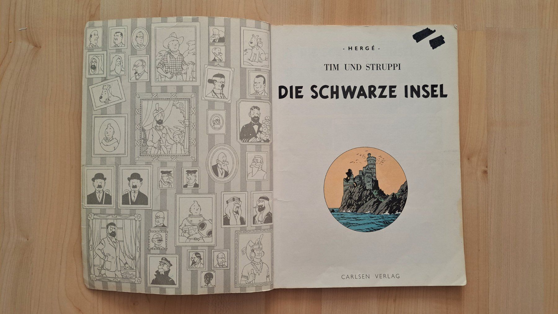 Comics: Tim und Struppi: "Die Schwarze Insel" - 1979 – Gebraucht aus Affoltern am Albis von saminou01 1