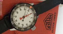 Heuer Military Game-Master Chronomètre Vintage, Rare !
