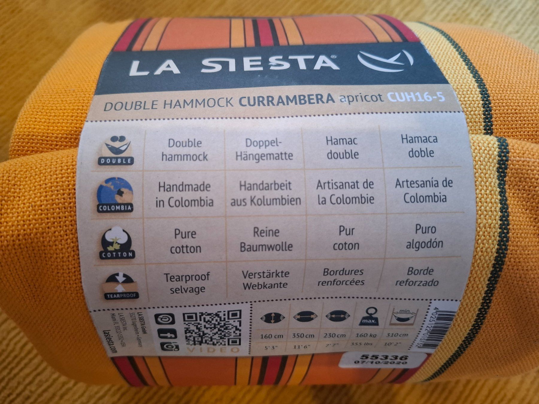 Amache: Hängematte "La Siesta Currambera Apricot" – Nuovo e nell'imballaggio originale da Kirchberg BE venduto da Hanuka 4
