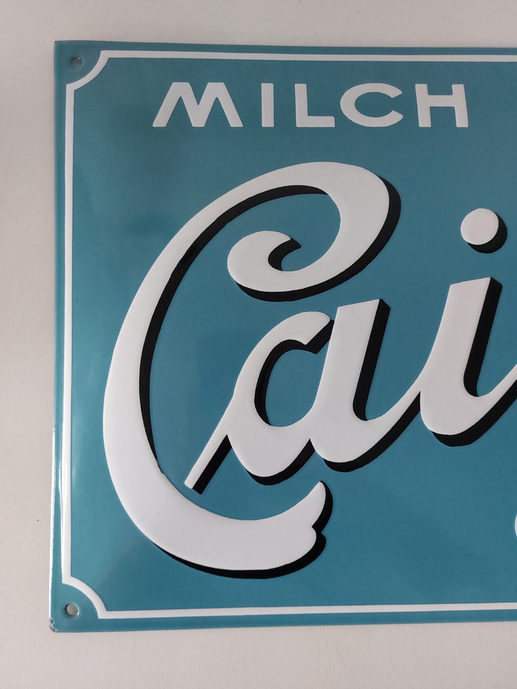 Cailler Insegne: Emailschild Chocolat Cailler plaque émaillée – Usato da Schenkon venduto da Elbarto007 1