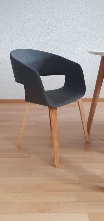 Zwei Esszimmerstühle HOLSTEBRO von Jysk grau/anthrazit Kaufen auf Ricardo