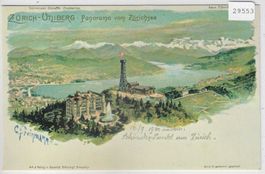 Zürich-Ütliberg - Panorama vom
