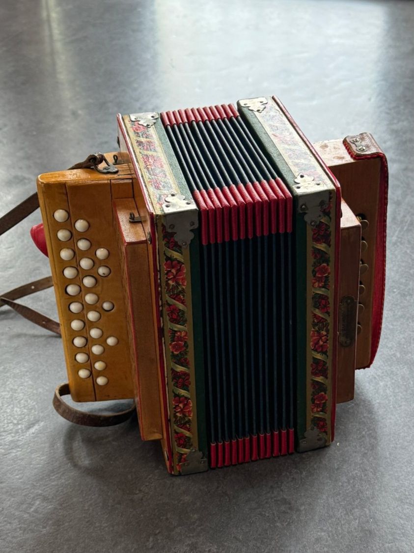 Eichhorn Strumenti musicali: wunderschönes, altes Schwyzerörgeli Eichhorn, 6 Bässe – Usato da Baar venduto da qsi2005 2