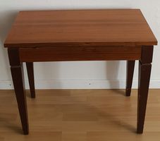 Beistelltisch / Klavierbank, Holz dunkelbraun 34x65.5x56cm