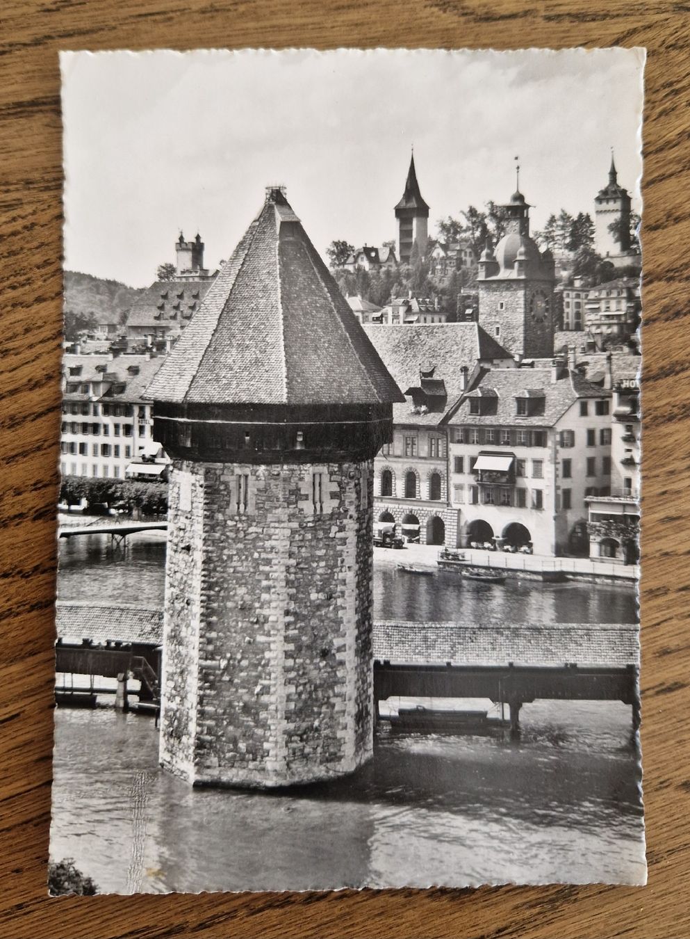 Ansichtskarten: Weltausstellung 1952, Photographie, Luzern, Kesselturm – Gebraucht aus Ebikon von Donar50
