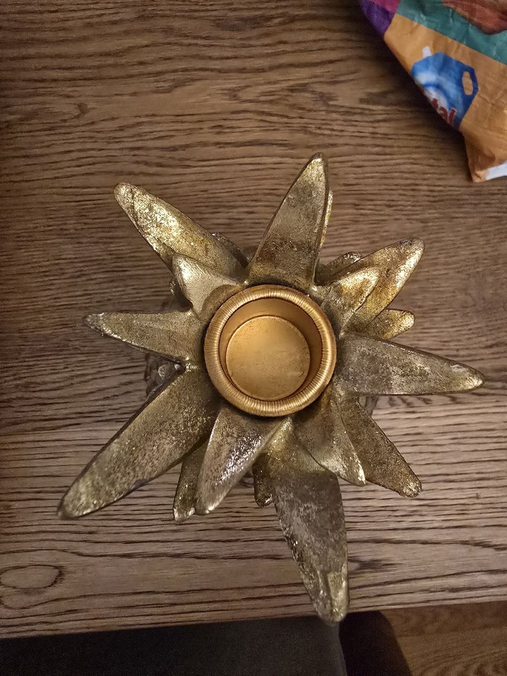 Kerzenständer: Kerzenhalter goldfarben Decorative object – Gebraucht aus Schenkon von jea_r8yl 1
