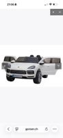 Elektroauto Kinder Porsche Cayenne weiss neu