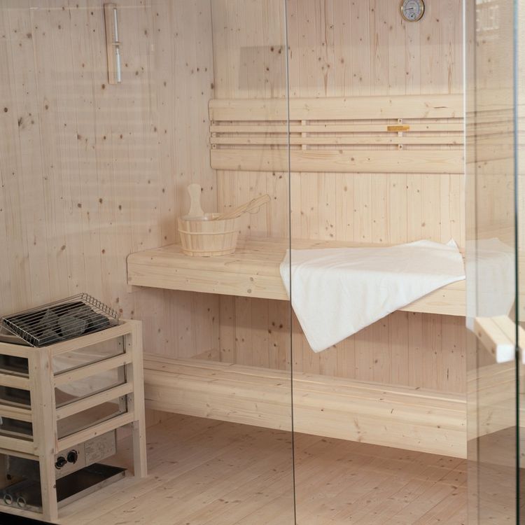 Traditionelle Sauna Vital-Swiss, Für 3 Pers. inkl. Saunaofen 9